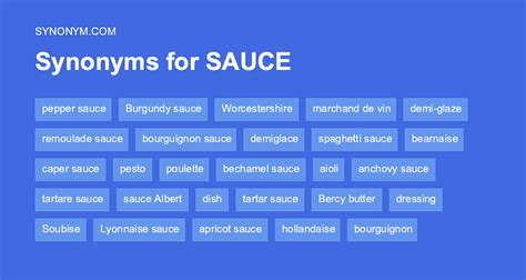 opposite of sauce face|SAUCE Synonyms: 191 Similar and Opposite Words .